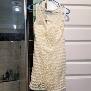 Cream lace dress